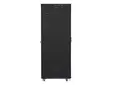 Комуникационен шкаф Lanberg rack cabinet 19' free-standing 47U800x1000 (flat pack) with mesh door lcd black v2