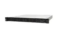 Сървър Lenovo ThinkSystem SR250 V3, Xeon E-2434 (4C 3.4GHz 8MB Cache55W), 1x16GB, OB, 2.5' HS (8), SW RAID, HS 800W Titanium, XCC2 Platinum, Rails