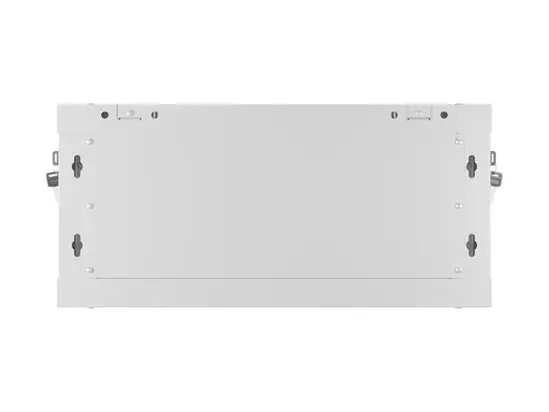 Комуникационен шкаф Lanberg rack cabinet 19' wall-mount 4U600x450 with perforated door grey (flat pack)