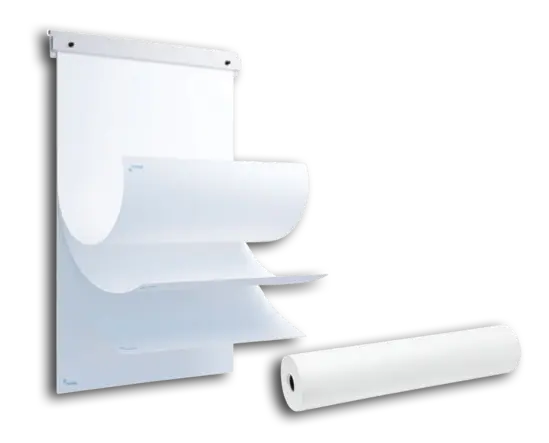 Листа за флипчарт 20 листа бели- на ролка