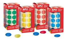 Ценови етикети кръгче ф 10.5 мм на ролка