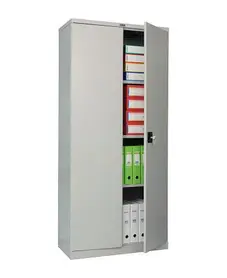 Архивен шкаф PMT с 4 отделения 190x100x50 см - сниман отпред, с дясна врата отворена