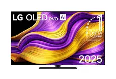 Телевизор LG OLED65G53LS, 65" UHD OLED evo, 4K (3840 x 2160), DVB-C/T2/S2, Full Cinema Screnn, Alpha 11 AI 4K, 120Hz Native (VRR 144Hz), ThinQ AI, HDR10, VRR, NVIDIA G-SYNC, AMD FreeSync, Dolby Vision, Dolby Atmos, Wi-Fi 6, Bluetooth, HDMI, USB, Airplay 2