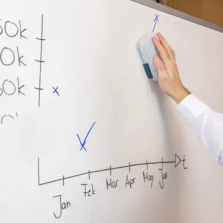 Гъба за бяла дъска Schneider микрофибър- изтриване на дъска