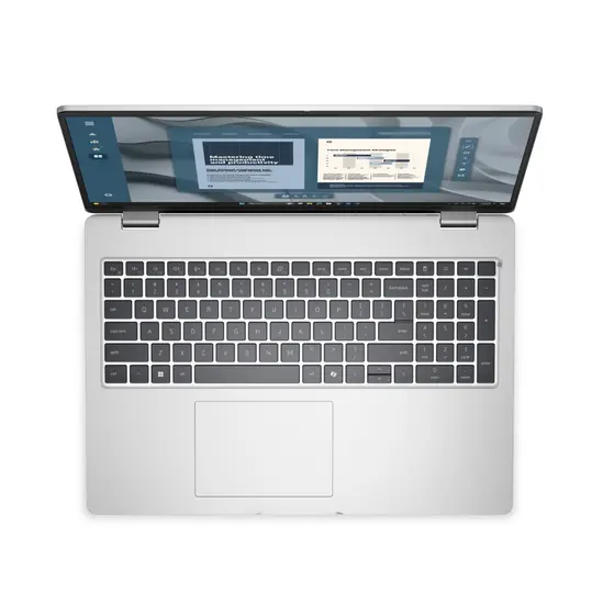 Лаптоп Dell Pro 16 PC16255, AMD Ryzen AI 5 PRO 340, 16.0" FHD+(1920x1200) IPS AG 300nits, 1x16 GB DDR5 5600 MT/s, 512 GB SSD, AMD Radeon 840M, FHD HDR+IR Cam and Mic, Wi-Fi 6E, FPR, Backlit Kb, Win 11 Pro, 3Y,  Plat. silver +Dell Pro 14-16 Premium Slim Ba