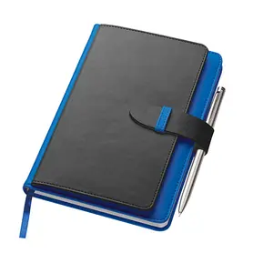 Бележник IDEA с джоб за кредитни карти- син