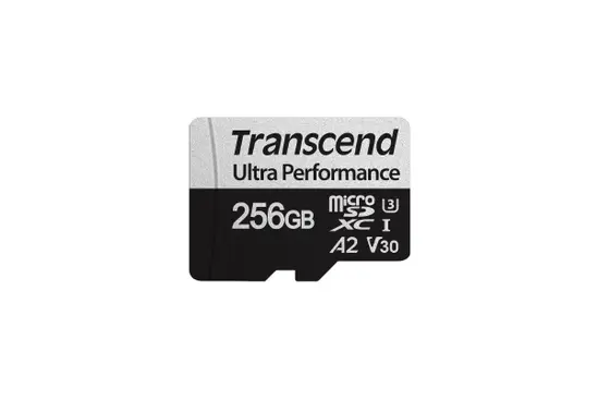 Памет Transcend 256GB microSD w adapter UHS-I U3 A2 Ultra Performance