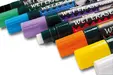 Маркер тебешир Pentel Wet Erase двустранен - скосен връх
