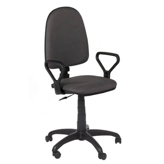 Работен стол ПРЕСТИЖ- снимка отпред, сив