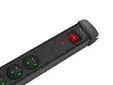 Разклонител Lanberg surge protector sp1 1.5m 5x french outlets black