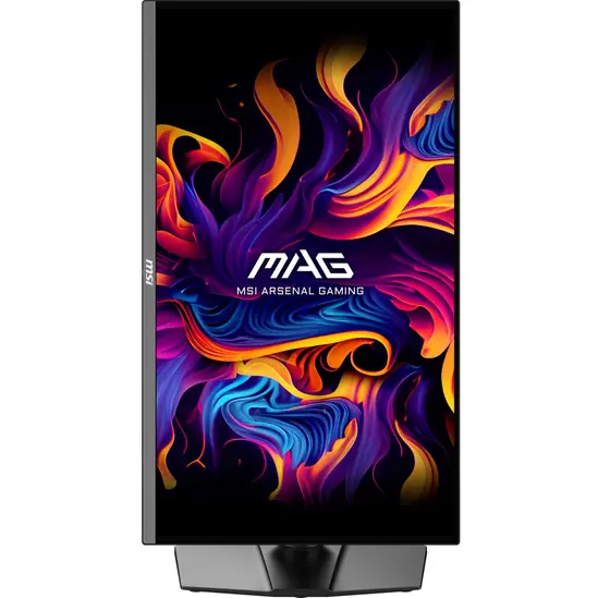 Монитор MSI MAG 272QP QD-OLED X50 Gaming Monitor, 26.5", 0.03ms, 500Hz, 2560x1440, G-SYNC, AMD FreeSync Premium Pro, AI Vision, Console Mode, ClearMR 21000, HDR True Black 500, Type-C(15W PD), DP(1.4a), 2xHDMI(2.1), Pivot, Heigh Adj., VESA 100, Black, 8kg