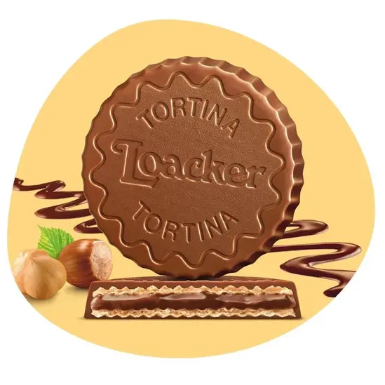 Вафли Loacker тортина 126 гр