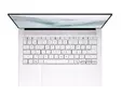 Лаптоп Asus Zenbook S UX5406AA-SU300XNA, Intel Ultra 9 386H 2.1 GHz (18MB Cache, up to 4.9 GHz,,14.0 OLED WQXGA+(WQ+) 2880*1800 500nits(HDR 1100nits) Glare , 120Hz, Glare , 32GB LPDDR5X on BD,1TB SSD, Backlit Kbd, Windows 11 Pro,Scandinavian White