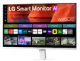 Монитор LG 27U511SB-W, 27" IPS Smart webOS23, 120Hz, 5ms, 1500:1, 250cd/m, FHD 1920x1080, ThinQ, sRGB 99%, HDR 10, HDMI, USB, Bluetooth, AirPlay 2, Speacers 5W x 2, Tilt, White