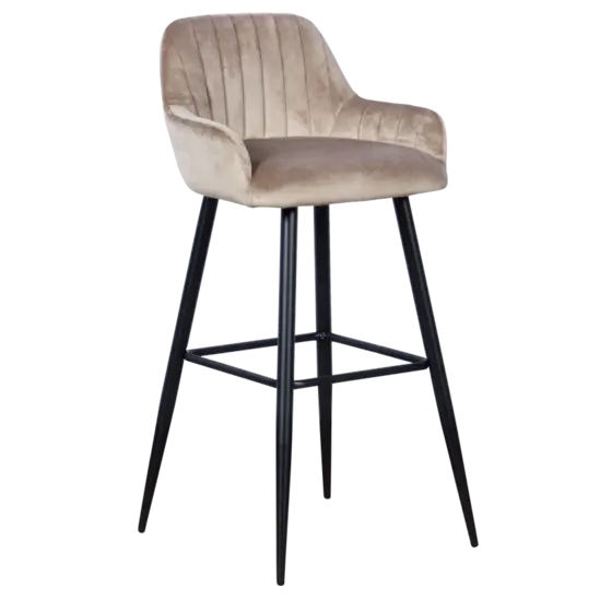 Бар стол ВЕРОНИКА- пясъчен цвят