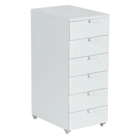 Метален контейнер K BTL с 6 чекмеджета- снима отпред, затворени чекмеджета