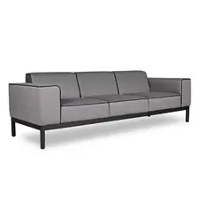 Диван триместен ГЕОРГИ VNS 03 - сив на цвят, сниман отпред