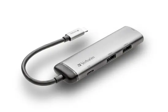 USB хъб Verbatim USB-C Multiport Hub USB 3.1 Gen1USB 3.0HDMI
