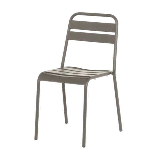 Градински стол ФЛАМБО-сниман отпред, цвят капучино