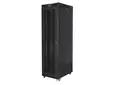 Комуникационен шкаф Lanberg rack cabinet 19' free-standing 47U800x1000 (flat pack) with mesh door lcd black v2