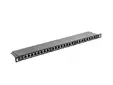 Пач панел Lanberg patch panel 24 port 0.5U CAT.6 shielded, black