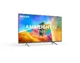 Телевизор Philips 65PQS8501/12, 65'' 4K UHD QLED (3840x2160), DVB-T/T2/T2-HD/C/S/S2, 60Hz, 3 sided Ambilight, Pixel Precise UHD, HDR10+, HLG, Dolby Atmos, Titan OS, VRR, 3*HDMI, 2*USB, WiFi 5, BT 5.4, AirPlay, 20W RMS, Black