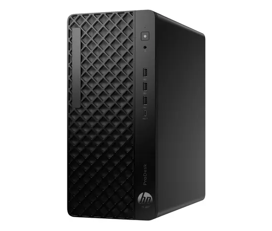 Настолен компютър HP ProDesk 4 Tower G1i AI, Ultra 5 225(up to 4.9Ghz20MB10C), 32GB 5600Mhz 1DIMM, 1TB PCIe SSD, HP 125 Keyboard & HP 125 Mouse, WiFi 6E + BT 5.3, Win 11 Pro, 3Y NBD On Site