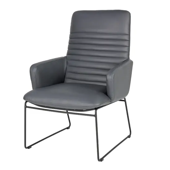 Посетителски стол РУСЧУК VNT 05- уребрена облегалка