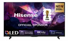 Телевизор Hisense 50" E7S Pro, 4K Ultra HD 3840x2160, QLED, Quantum Dot, 144Hz, HDR 10+ adaptive, HLG, Dolby Vision, DTS Virtual X, Smart TV, WiFi 5GHz, WiFi Direct, BT, Anyview Cast, 4xHDMI, 2xUSB, LAN, CI+, DVB-T2/C/S2, Black