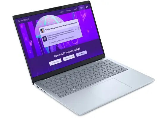 Лаптоп Dell 14 Plus DB14250, Intel Ultra 7 258V (47 TOPS NPU, 8 cores, up to 4.8 GHz), 14" 16:10 2.5K (2560x1600) IPS 300nits WVA AG, 32GB LPDDR5X, 8533MT/s onboard, 1TB M.2 SSD PCIe, Intel Arc, FHD and Mic, Wi-Fi 7, FPR, Backlit Kb, Win 11 Pro, 3Y CI, Ic