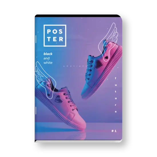 Тетрадка B&W редове А5 офсет 80 л