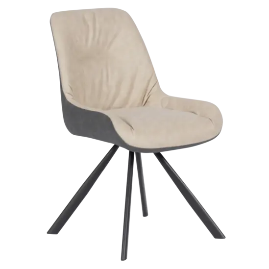 Трапезен стол ЗАНА- крем