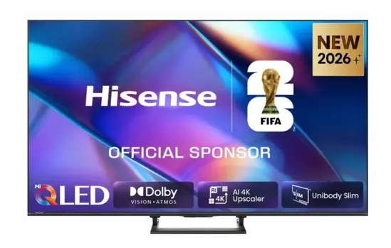 Телевизор Hisense 50" A7S, 4K Ultra HD 3840x2160, QLED, FALD, Quantum Dot, HDR 10+, HLG, Dolby Vision, Dolby Atmos, Smart TV, WiFi 5GHz, WiFi Direct, BT, Anyview Cast, 3xHDMI, 2xUSB, LAN, CI+, DVB-T2/C/S2, Black