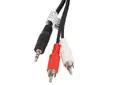 Кабел Lanberg mini jack 3.5mm (M) 3 pin - 2X RCA (chinch) (M) cable 5m, 50-pack