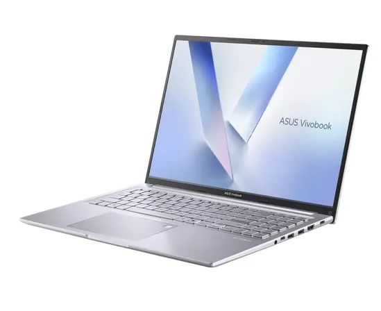 Лаптоп Asus Vivobook M1605NAQ-SH054, Ryzen 7,16.0 OLED WUXGA(WU) 1920X1200 16:10 Bend+300nits Glare,16GB LPDDR5 ( 8 GB on BD),1TB SSD,Backlit Keyboard , NO OS,  Cool Silver