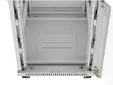 Комуникационен шкаф Lanberg rack cabinet 19' free-standing 15U600x800 (flat pack) with glass door lcd grey v2