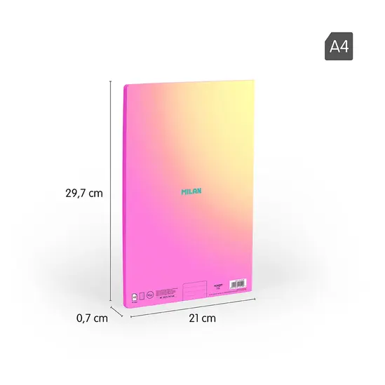 Тетрадка А4 Sunset Milan 48 л 3 броя