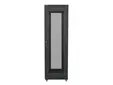 Комуникационен шкаф Lanberg rack cabinet 19' free-standing 42U600x800 (flat pack) with mesh door black