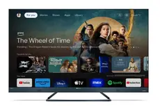 Телевизор Sharp 50FQ5EG, 50' QLED  GOOGLE TV, 4K Ultra HD 144Hz Quantum Dot 3840x2160 Aluminium Slim Frameless, AQUOS AI, DVB-TT2CSS2, 500 NIT, Active Motion 1400, HARMANKARDON, HDR10, Dolby Atmos, Dolby Vision, DTS:X, Google Assistant, HDMI eARC, Mi
