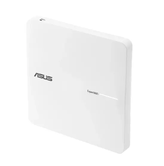 Аксес-пойнт Asus Business PoE Access Point ExpertWiFi EBA63, AX3000, Dual-Band, Quad-Core 1.7GHz CPU, 256MB512MB FlashRAM, Gigabit, OFDMA, Beamforming, WPA, WPS, SSH, 5 SSIDs, SDN, PoE & PoE+, wall mountingceiling,White
