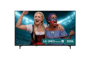 Телевизор LG 55QNED71B3B., 55" 4K QNED MiniLED Smart TV, 3840x2160, DVB-T2/C/S2, Alpha 7 AI Processor, HDR10 / HLG, webOS 26 ThinQ, VRR / ALLM / HGiG, 4K Super Upscaling, WiFi 5, Bluetooth 5.3, AirPlay 2, LAN, CI, HDMI, AI Sound Pro, Google Cast, 2 pole S