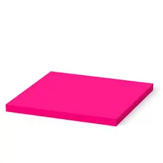 Самозалепващи листчета 125х75мм розов неон