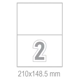 Самозалепващи етикети 210x148.5  2 бр.