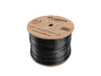 Кабел Lanberg LAN cable UTP Cat.5e 305m Outdoor Solid CU Fluke Passed, black