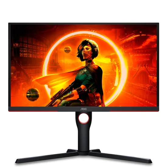 Монитор AOC 25G3ZMBK, 24.5' VA WLED, 1920x1080@240Hz, 1ms GtG, 0.5ms MPRT, 300cd m2, 3000:1, 80M:1 DCR, AdaptiveSync, FlickerFree, Low Blue Light, Tilt, Height Adjust, Pivot, Swivel, 2xHDMI, DP, USB hub