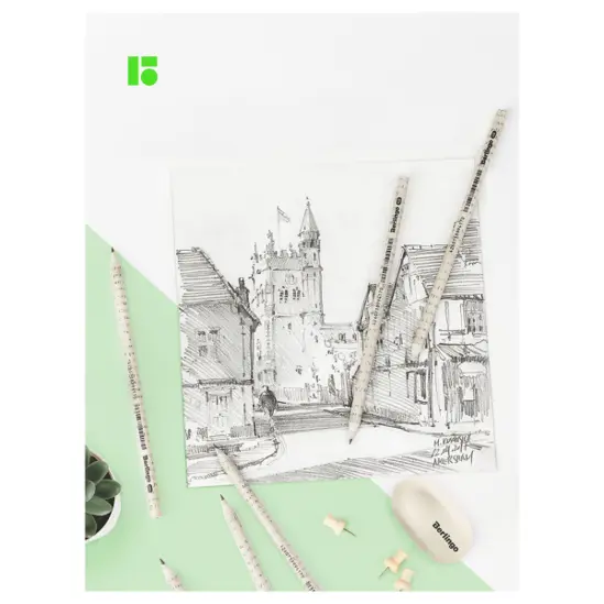 Молив графитен Berlingo Eco HB комплект 12 броя