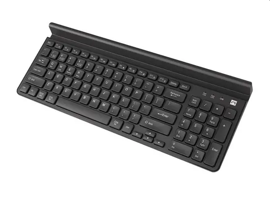 Комплект Natec Keyboard Felimare US Layout Wireless Bluetooth + 2.4 GHz Slim PnoneTablet Holder, Black