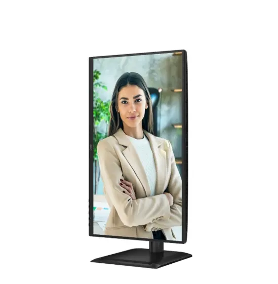 Монитор AOC 24P4CV, 23.8" IPS WLED, 1920x1080@120Hz, 4ms GtG, 300cd m/2, 1500:1, 50M:1 DCR, Adaptive Sync, FlickerFree, Anti-Blue Light, 2Wx2, Tilt, Height Adjust, Pivot, Swivel, HDMI, DP, USB hub, RJ45