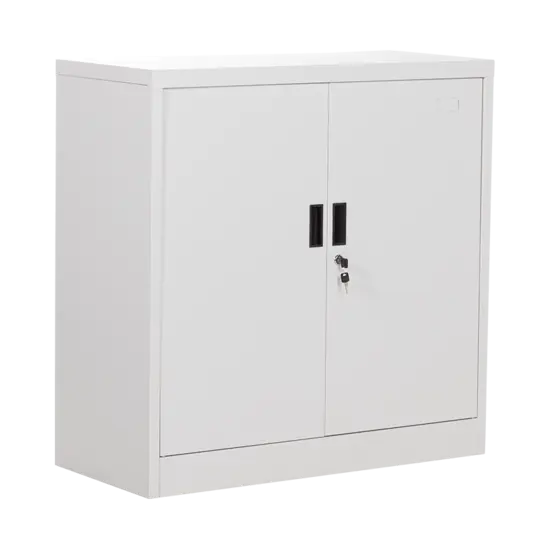 Архивен шкаф BTL L с 2 отделения 90х90х40 см затворен, сниман под ъгъл