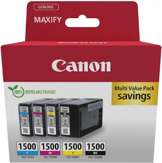 Консуматив Canon PGI-1500 BK/C/M/Y Multi Pack